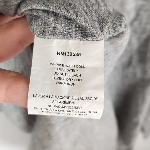 Grayers Heather Gray Cotton Long Sleeve Henley Shirt sz L - Picture 6 of 7